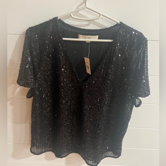 NWT Sequin Loft Shirt - Picture 1 of 4